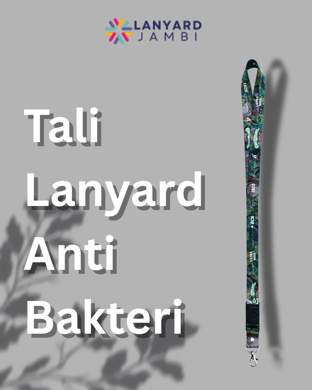 Tali Lanyard Anti Bakteri Jambi